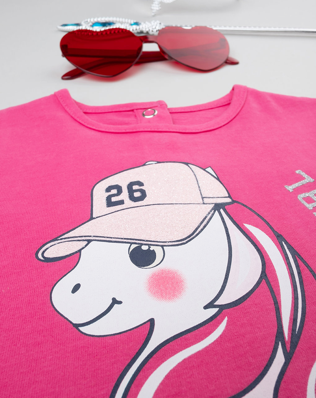 Camiseta niña rosa "unicornio" - Prénatal