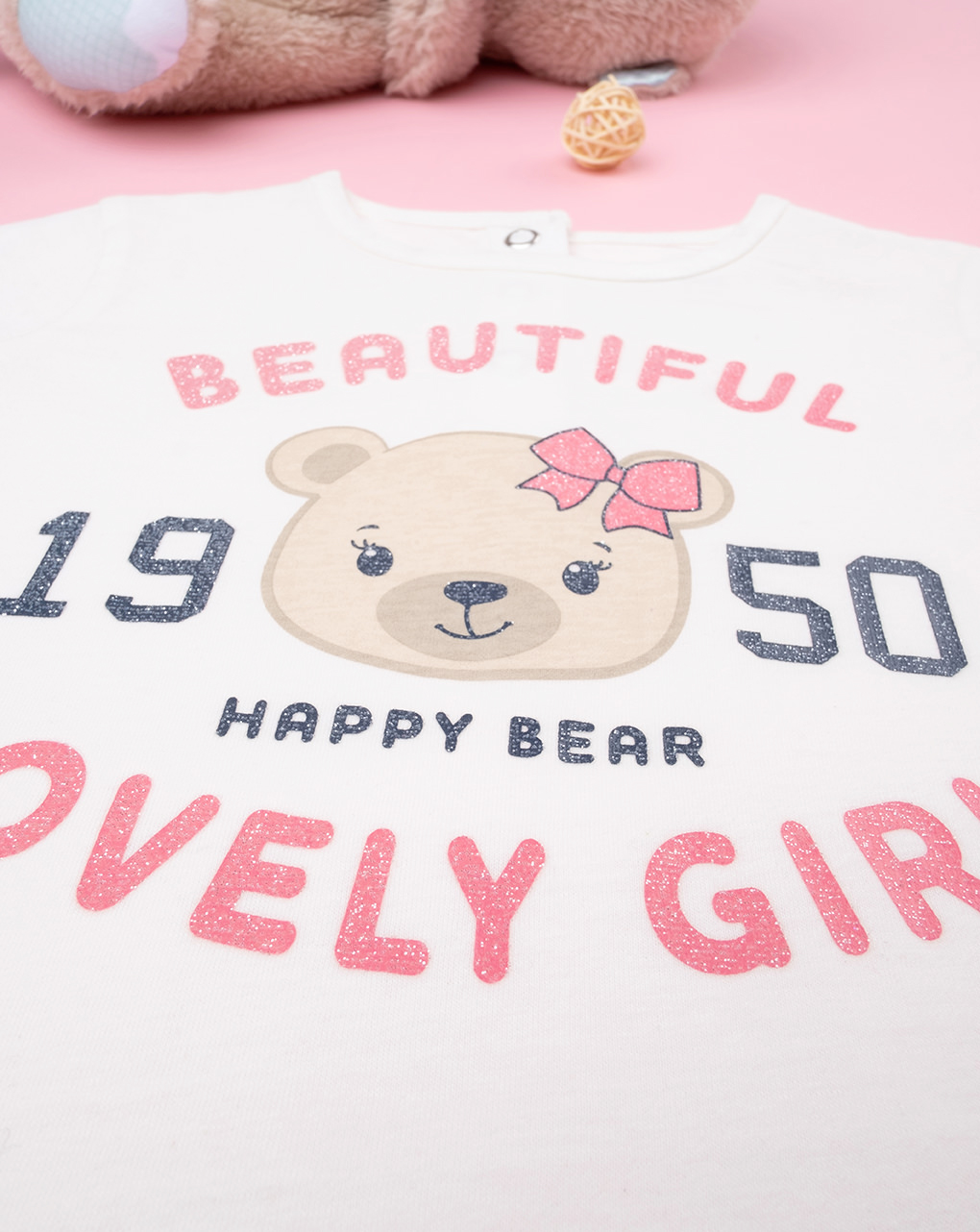 Camiseta niña nata "lovely girl" (chica encantadora) - Prénatal