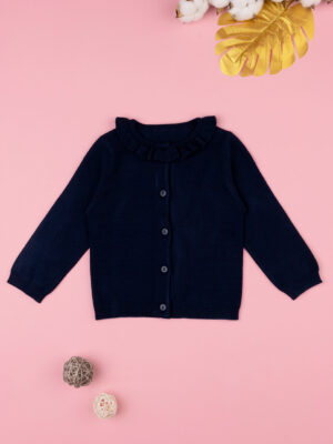Cardigan tricot niña azul - Prénatal