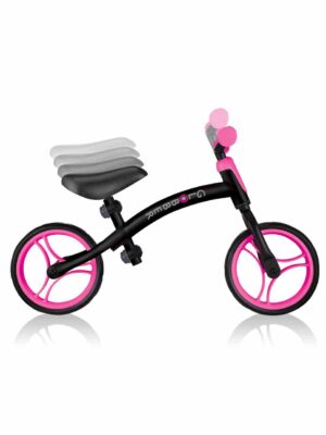 Bicicleta go bike negra/rosa neon - globber - GLO