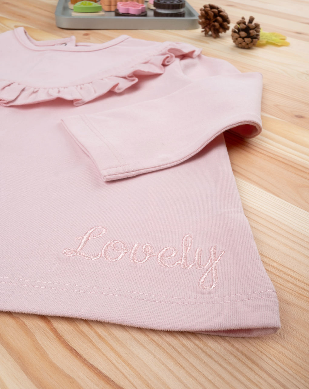 Jersey de manga larga niña rosa - Prénatal