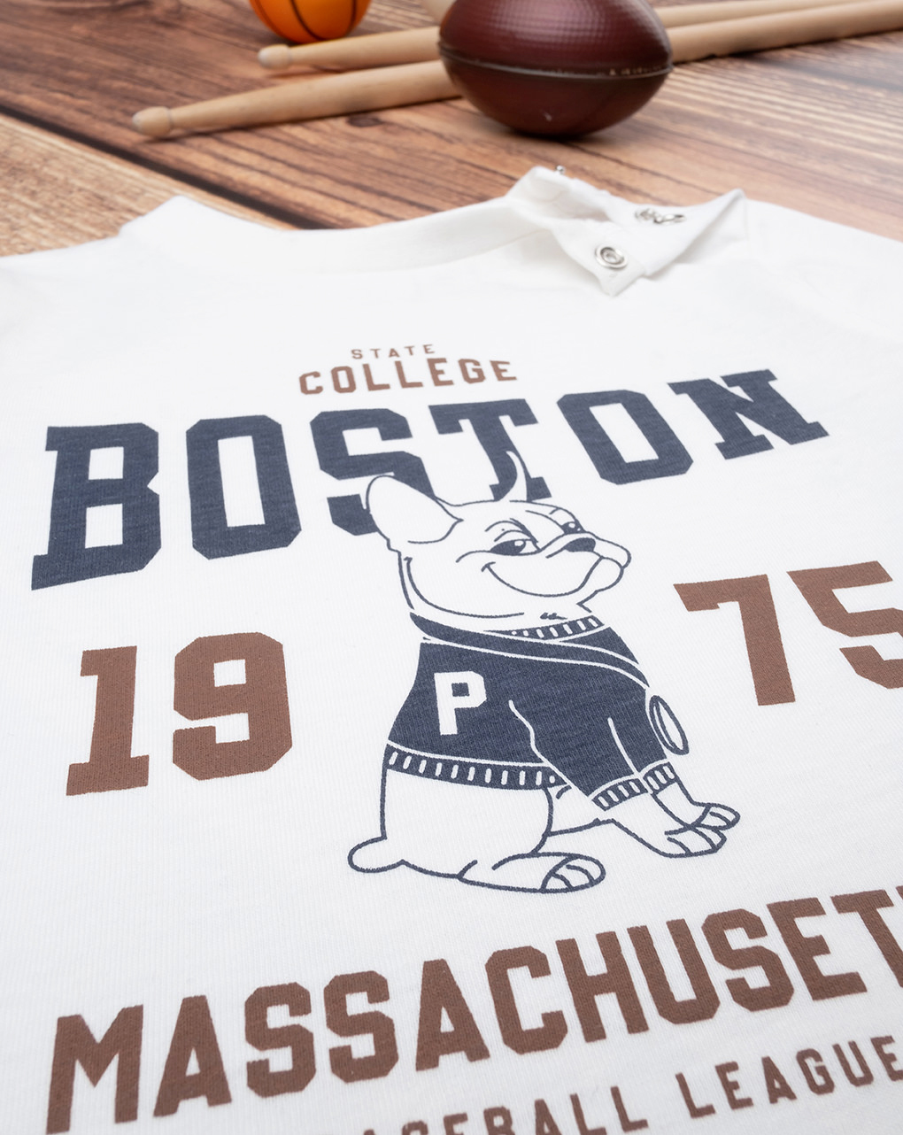 Camiseta crema bebé con estampado - Prénatal