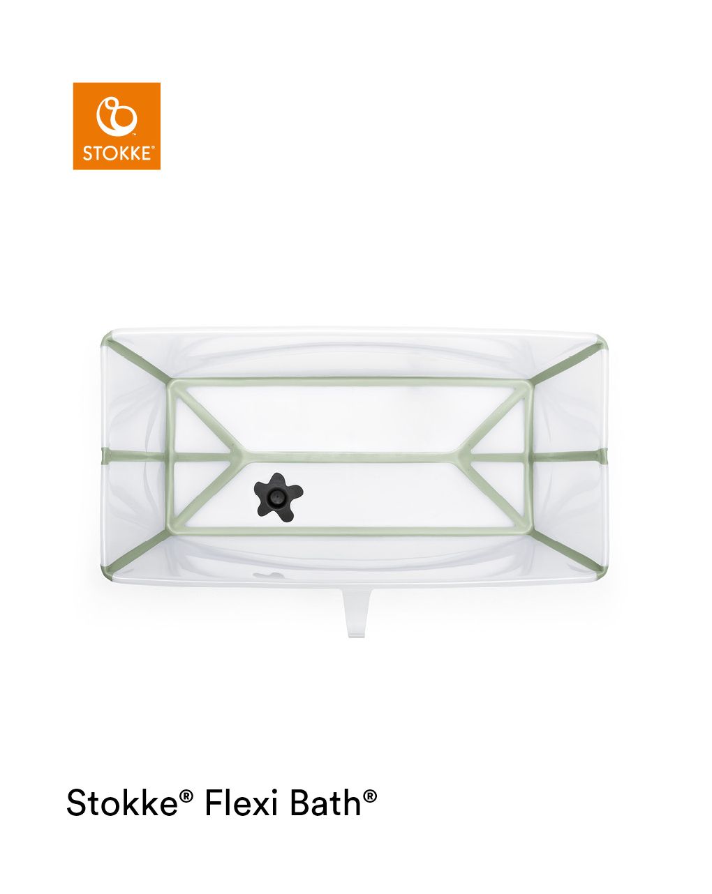 Stokke® flexi bath® x-large verde transparente - Stokke