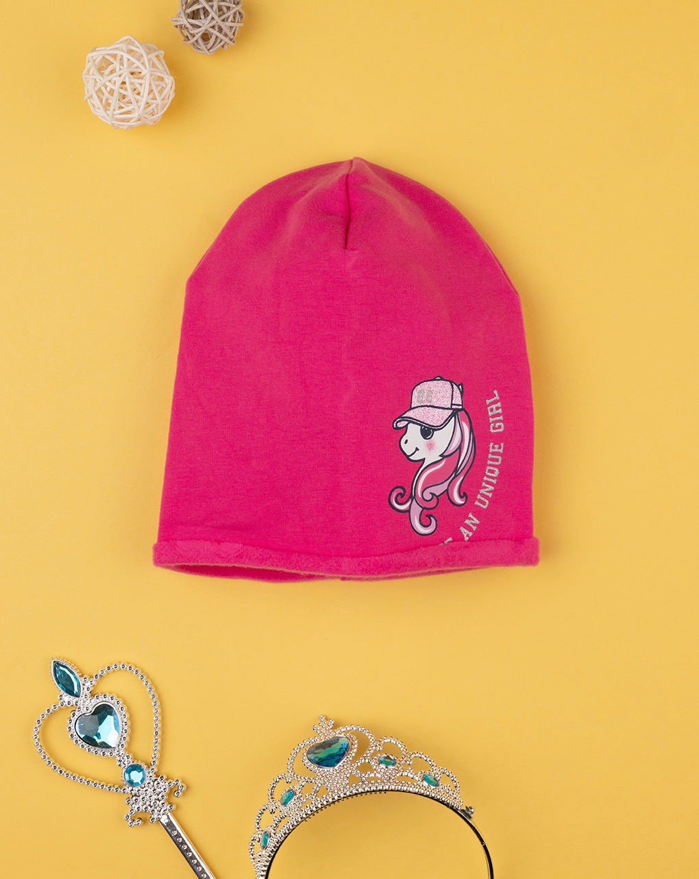 Gorra rosa "unicornio" de niña - Prénatal