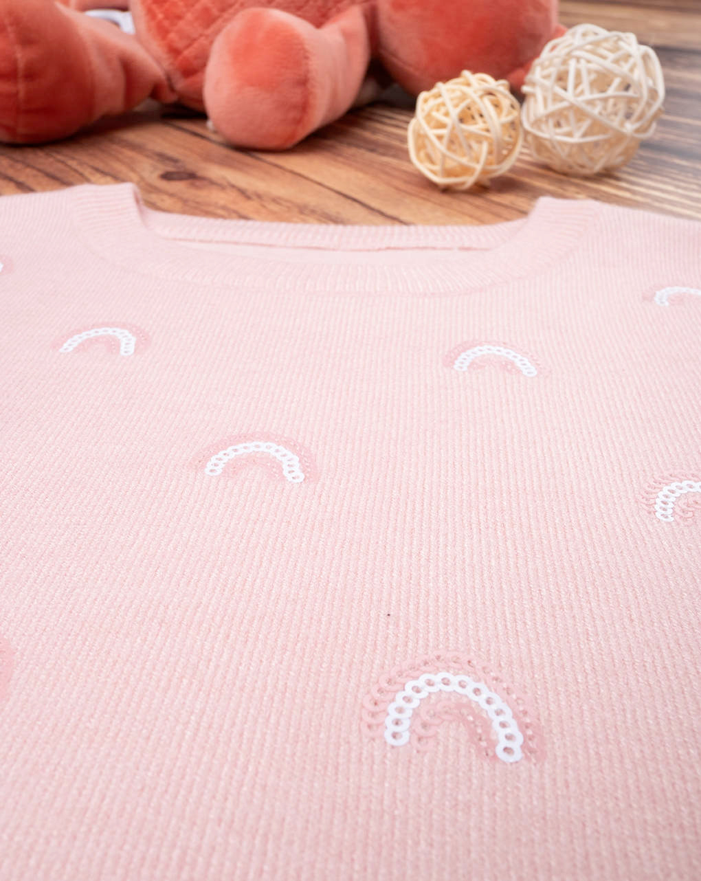 Jersey de tricot para niña con lentejuelas - Prénatal