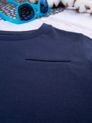 Camiseta casual de manga larga para niños azul - Prénatal