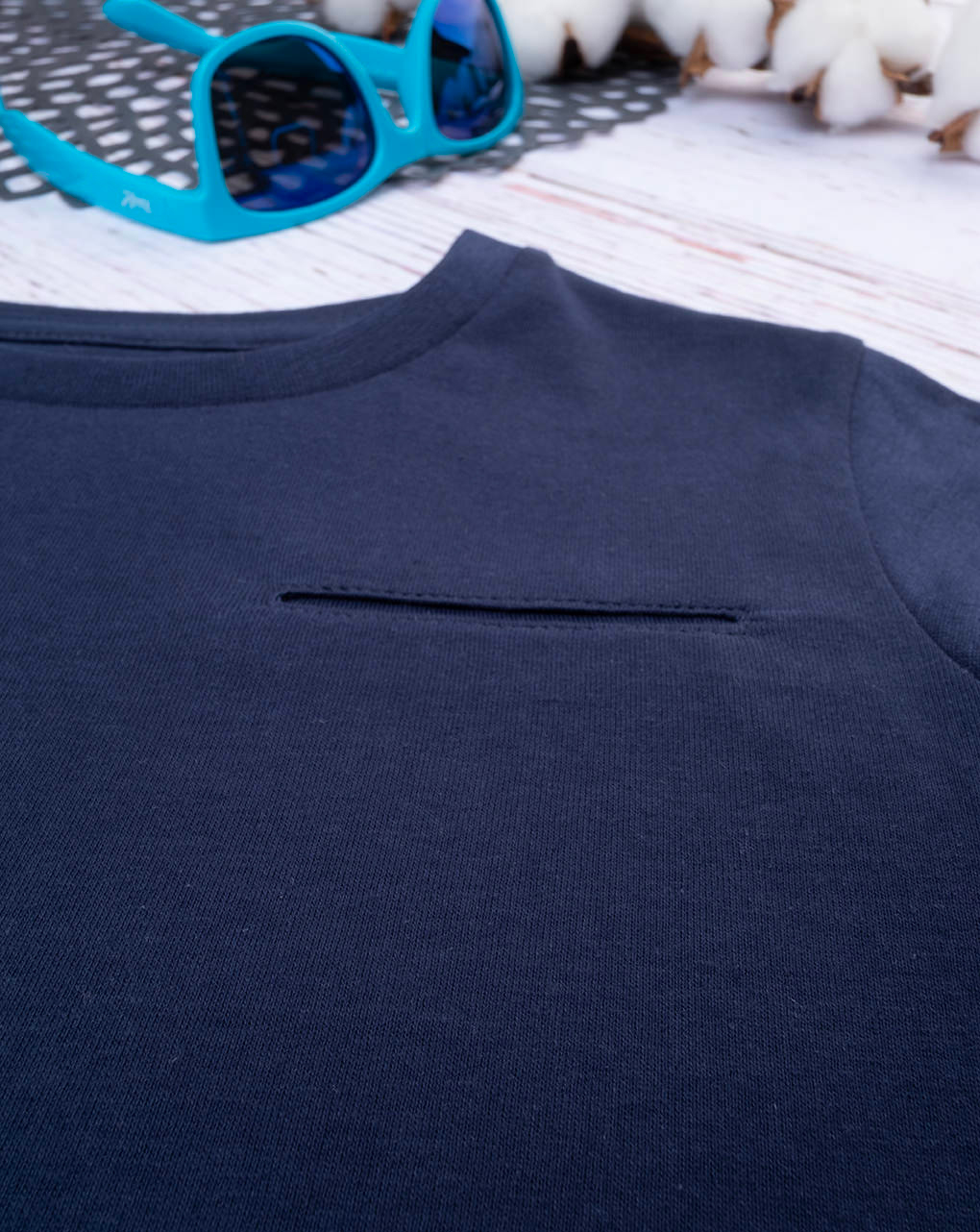 Camiseta casual de manga larga para niños azul - Prénatal