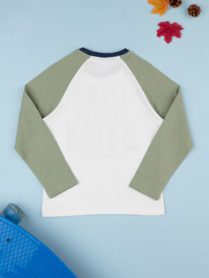 Camiseta niño verde/nata - Prénatal
