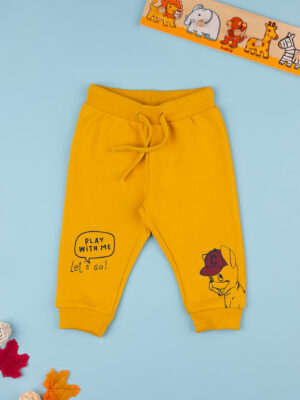 Pantalón polar niño amarillo - Prénatal