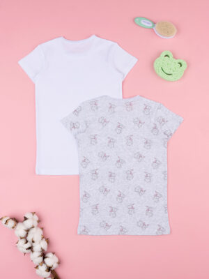 Pack 2 camisetas niña algodón orgánico - Prénatal