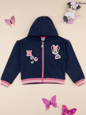 Sudadera niña "minnie" azul/rosa - Prénatal