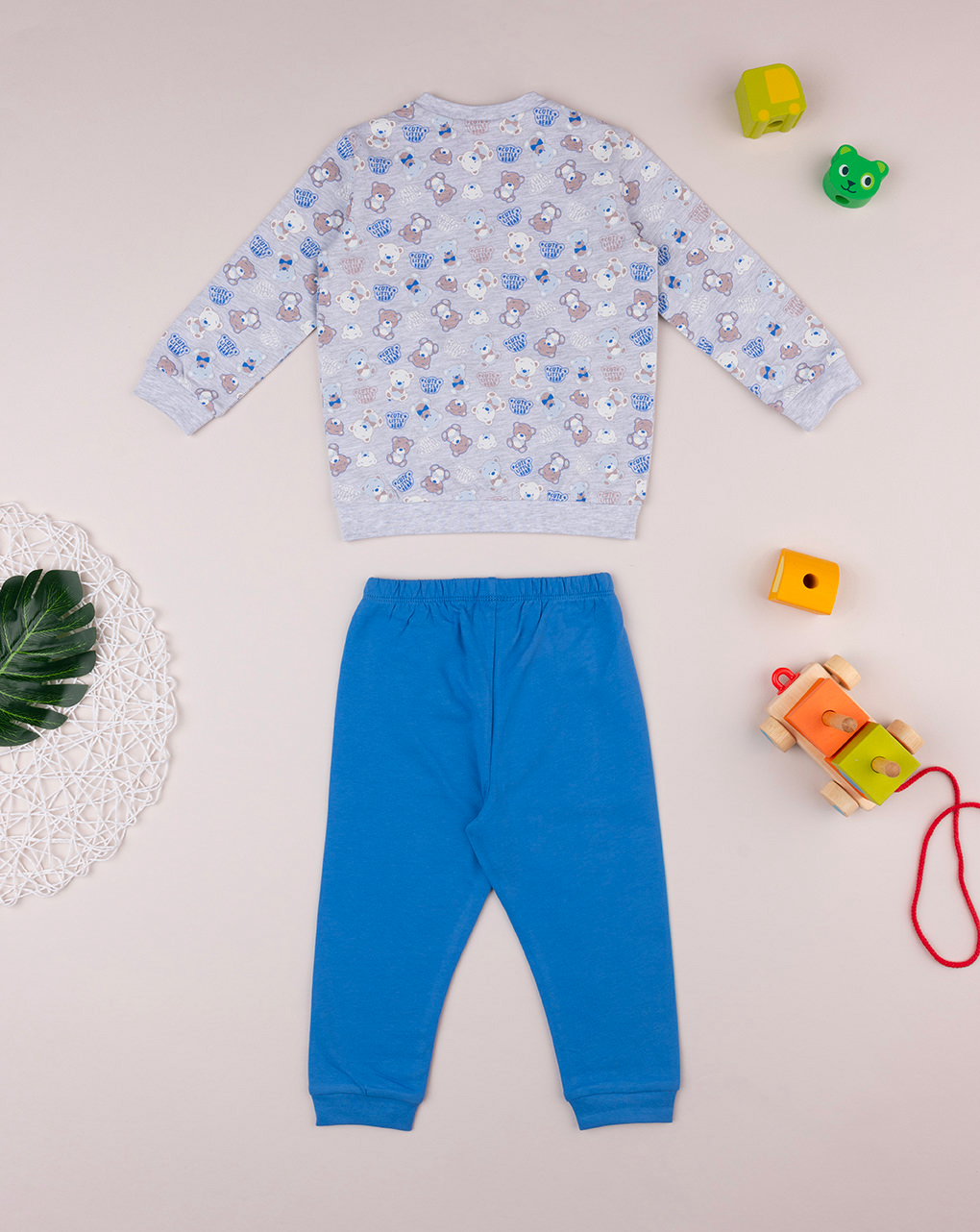 Pijama "osos" azul bebé - Prénatal