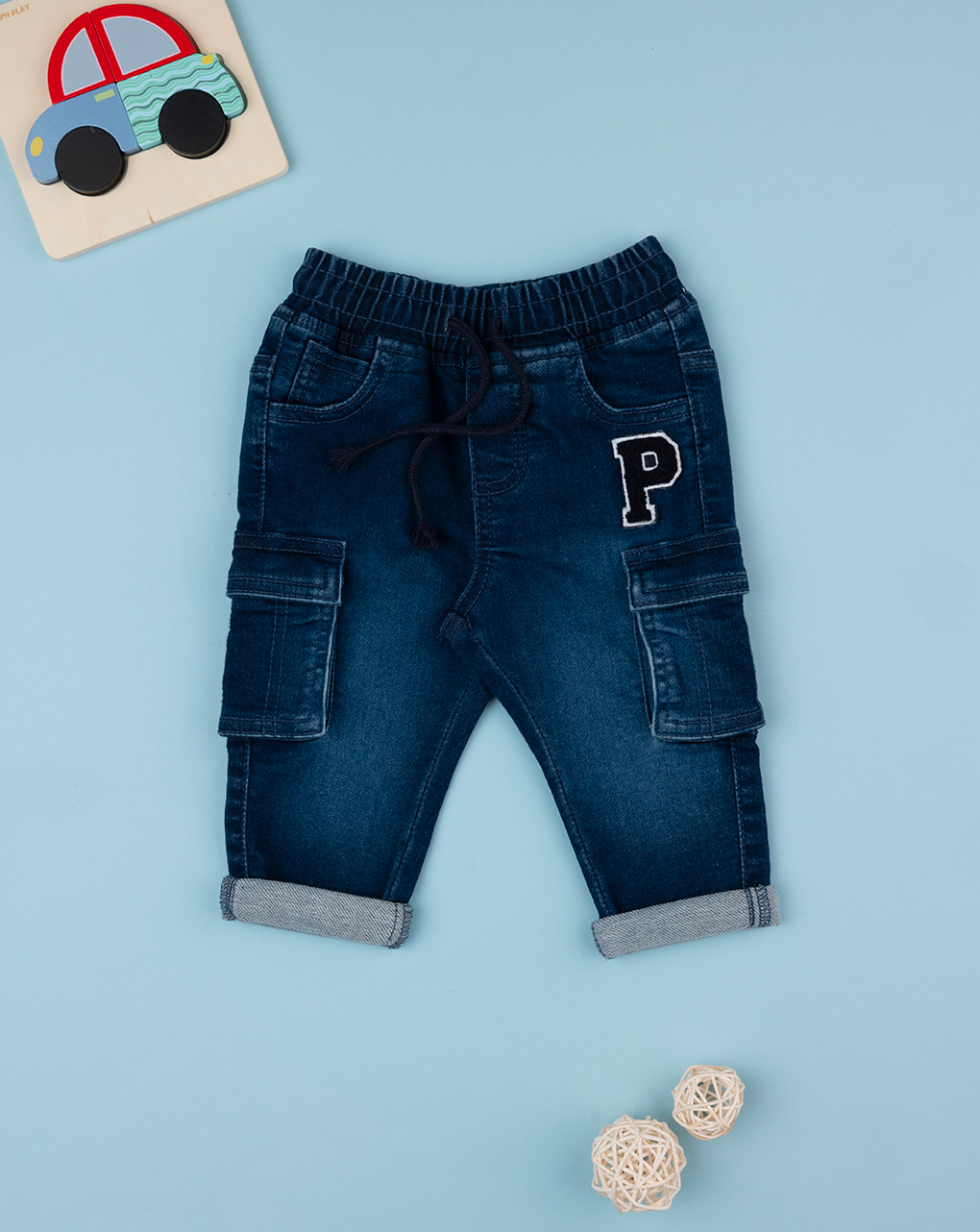 Pantalón vaquero azul bebé - Prénatal
