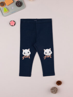Legging polar de niña azul - Prénatal