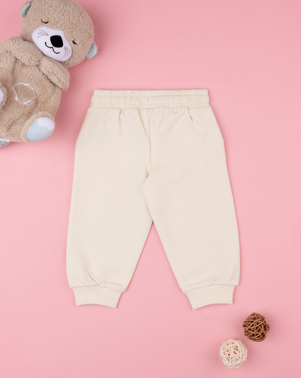 Pantalón polar beige bebé niña - Prénatal