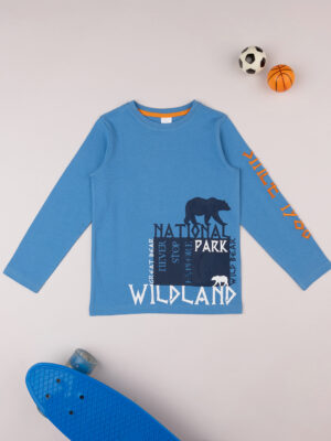 Camiseta "national park" azul bebé - Prénatal