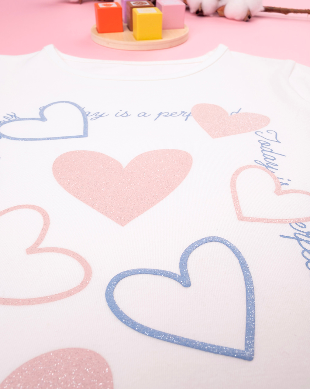 Camiseta "corazones" para niña - Prénatal