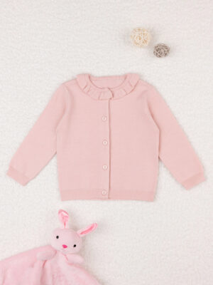 Cardigan tricot niña rosa - Prénatal