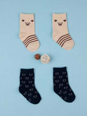 Lote 2 calcetines de bebé "gatito - Prénatal