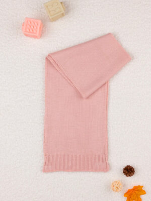 Bufanda de punto niña rosa - Prénatal