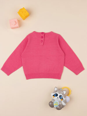 Jersey rosa 'teddy' de niña - Prénatal