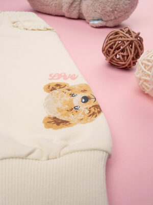 Pantalón polar beige bebé niña - Prénatal