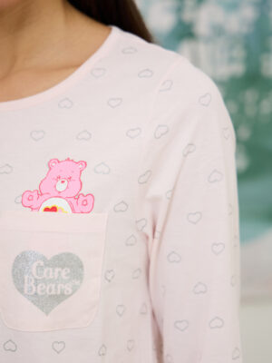 Pijama premamá con estampado de corazones de care bears - Prénatal