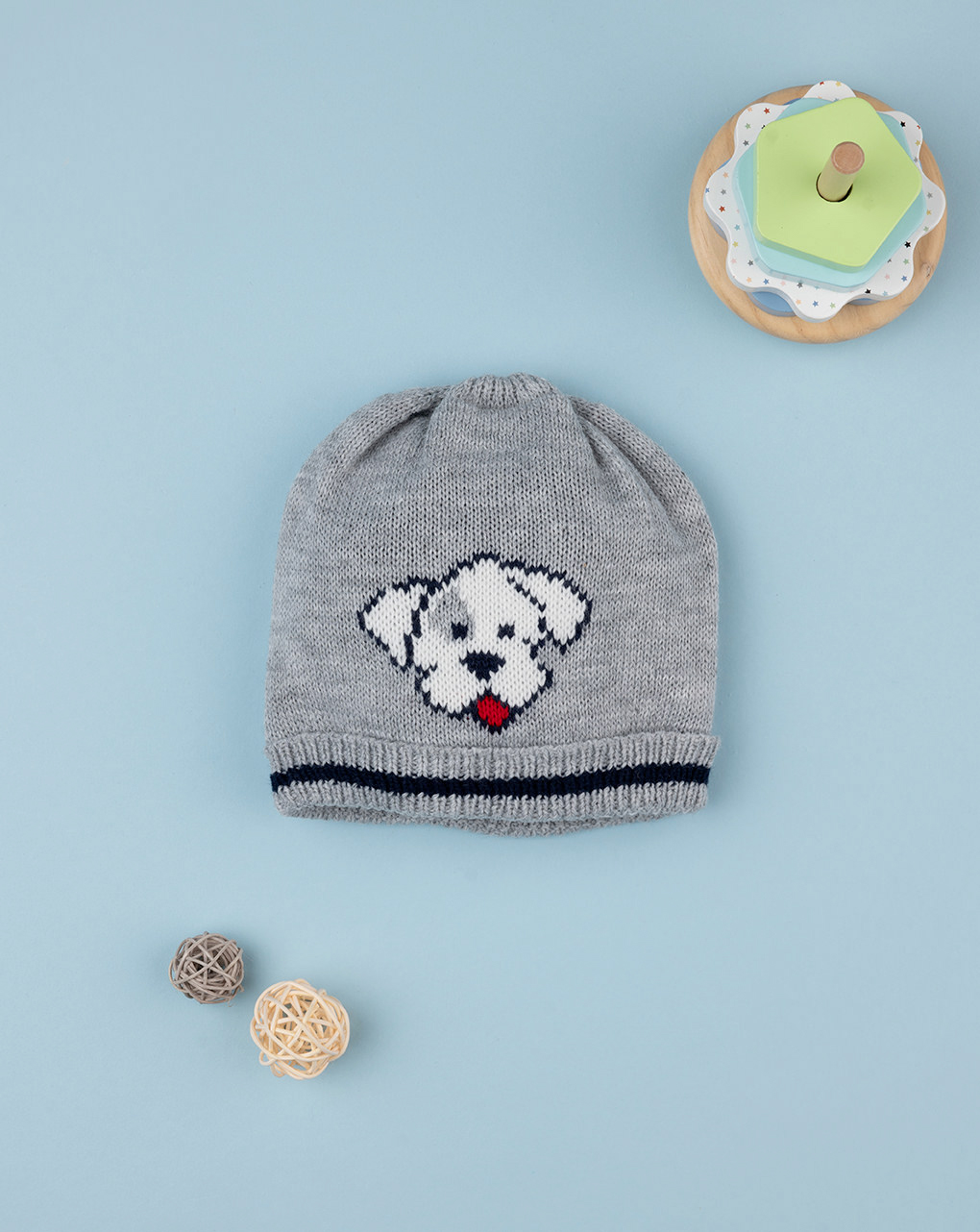 Gorro 'doggie' de tricot para bebé - Prénatal