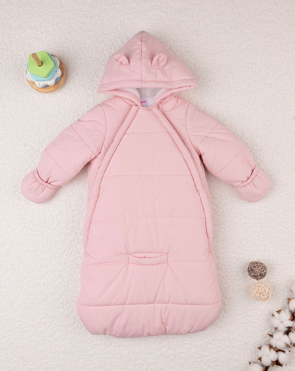 Bolsa de nieve para bebé niña rosa - Prénatal