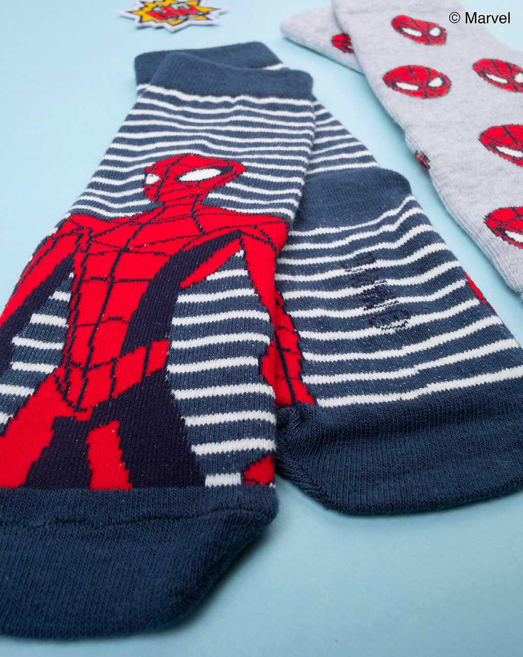 Lote de 2 calcetines "spiderman" para niños - Prénatal
