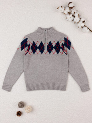Jersey tricot gris niño - Prénatal