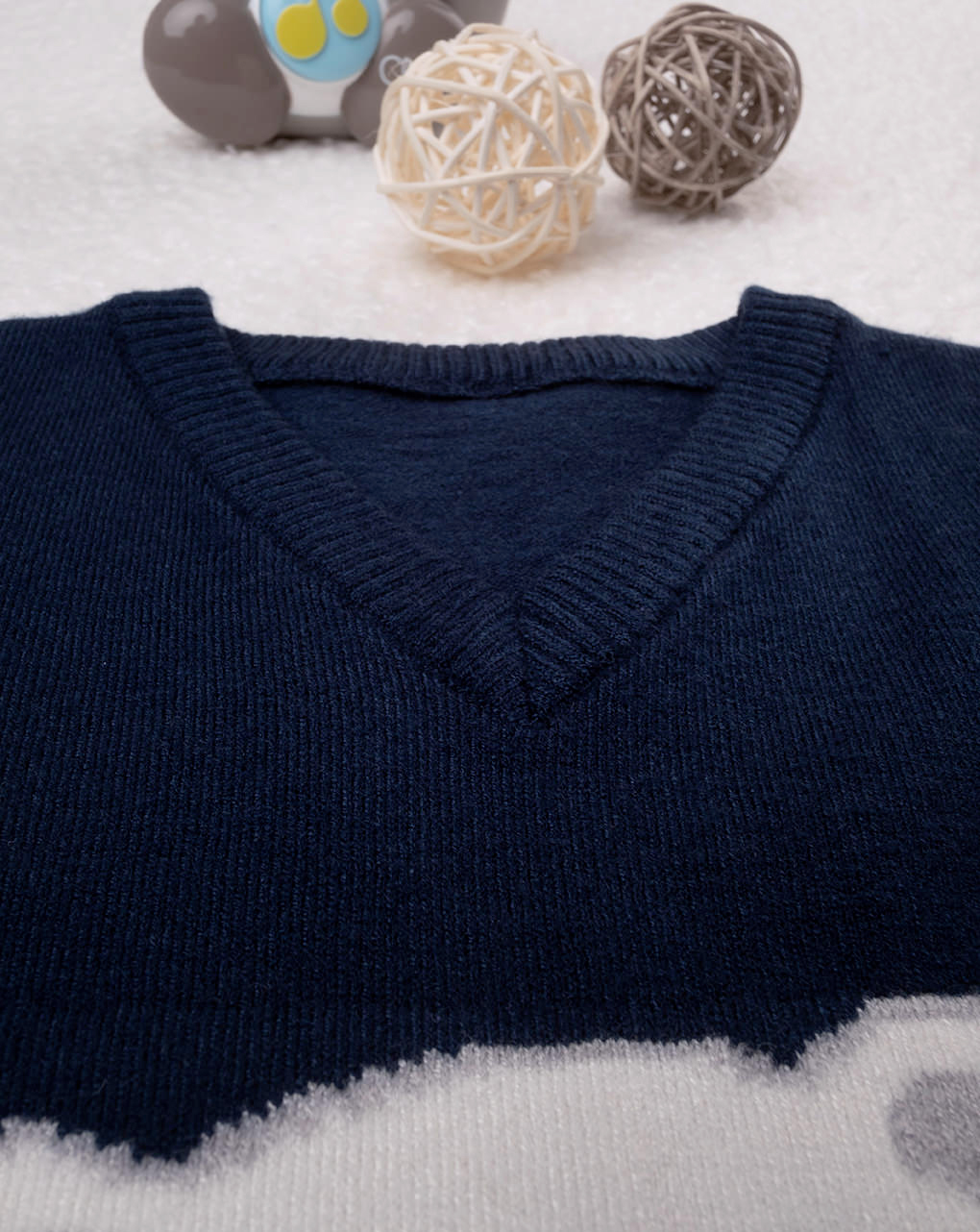 Elegante chaleco de tricot para bebé - Prénatal