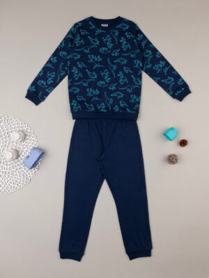 Pijama "dinosaurio" azul bebé - Prénatal