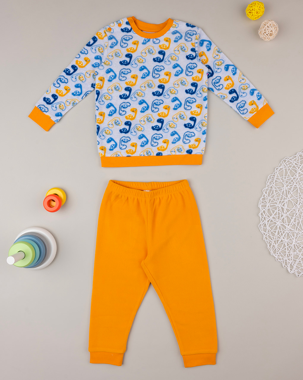Pijama de chenilla para bebé "dinosaurios - Prénatal