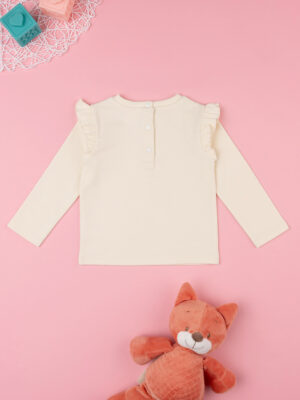 Sudadera blanca 'bears' de niña - Prénatal