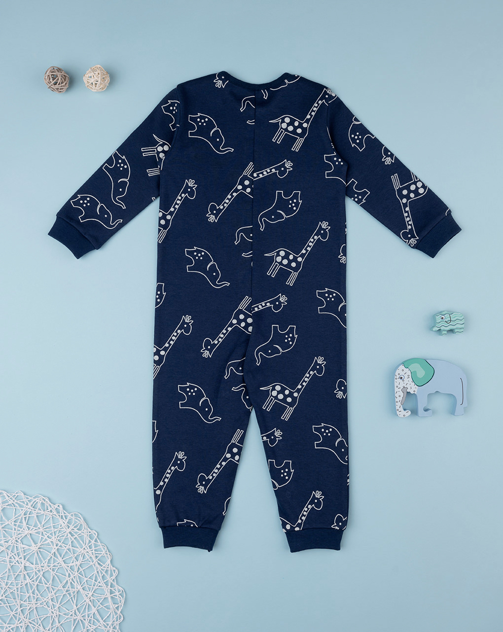 Pijama azul para bebé "animaletti - Prénatal