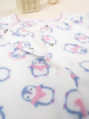 Pijama polar para niña "pingüinos - Prénatal