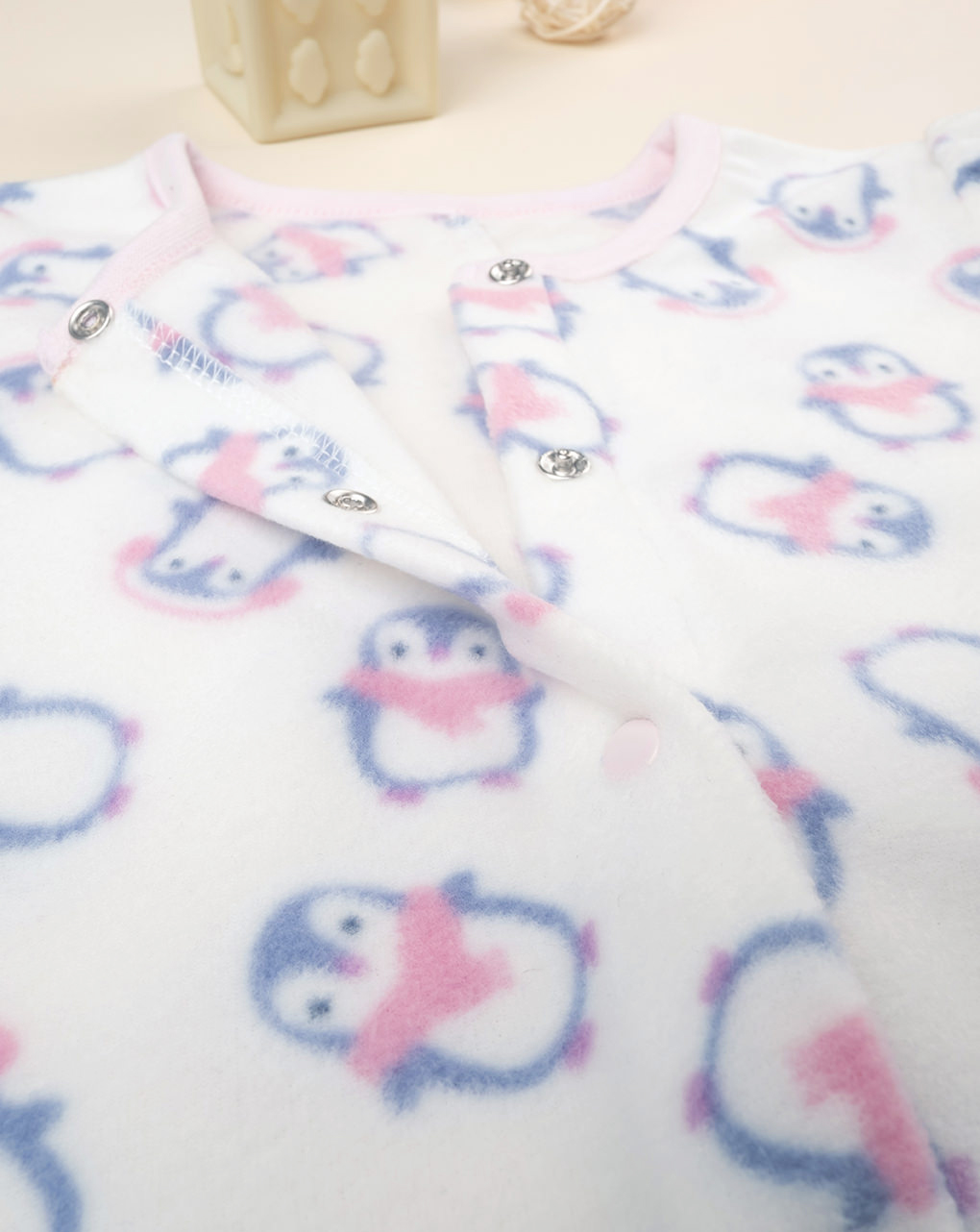 Pijama polar para niña "pingüinos - Prénatal