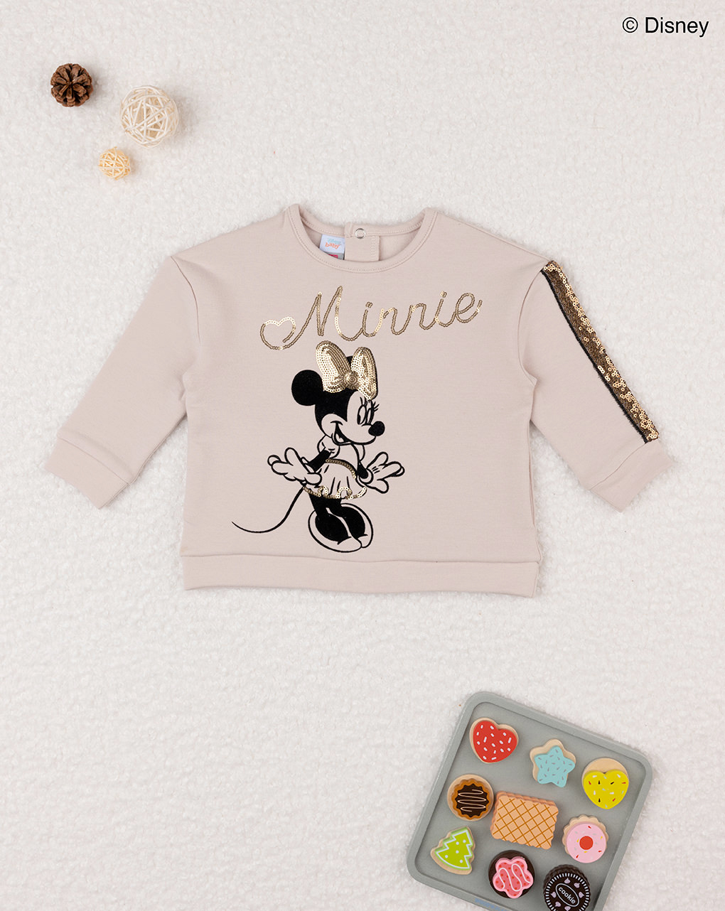 Sudadera 'minnie' de niña con lentejuelas - Prénatal