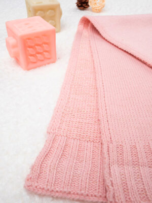 Bufanda de punto niña rosa - Prénatal