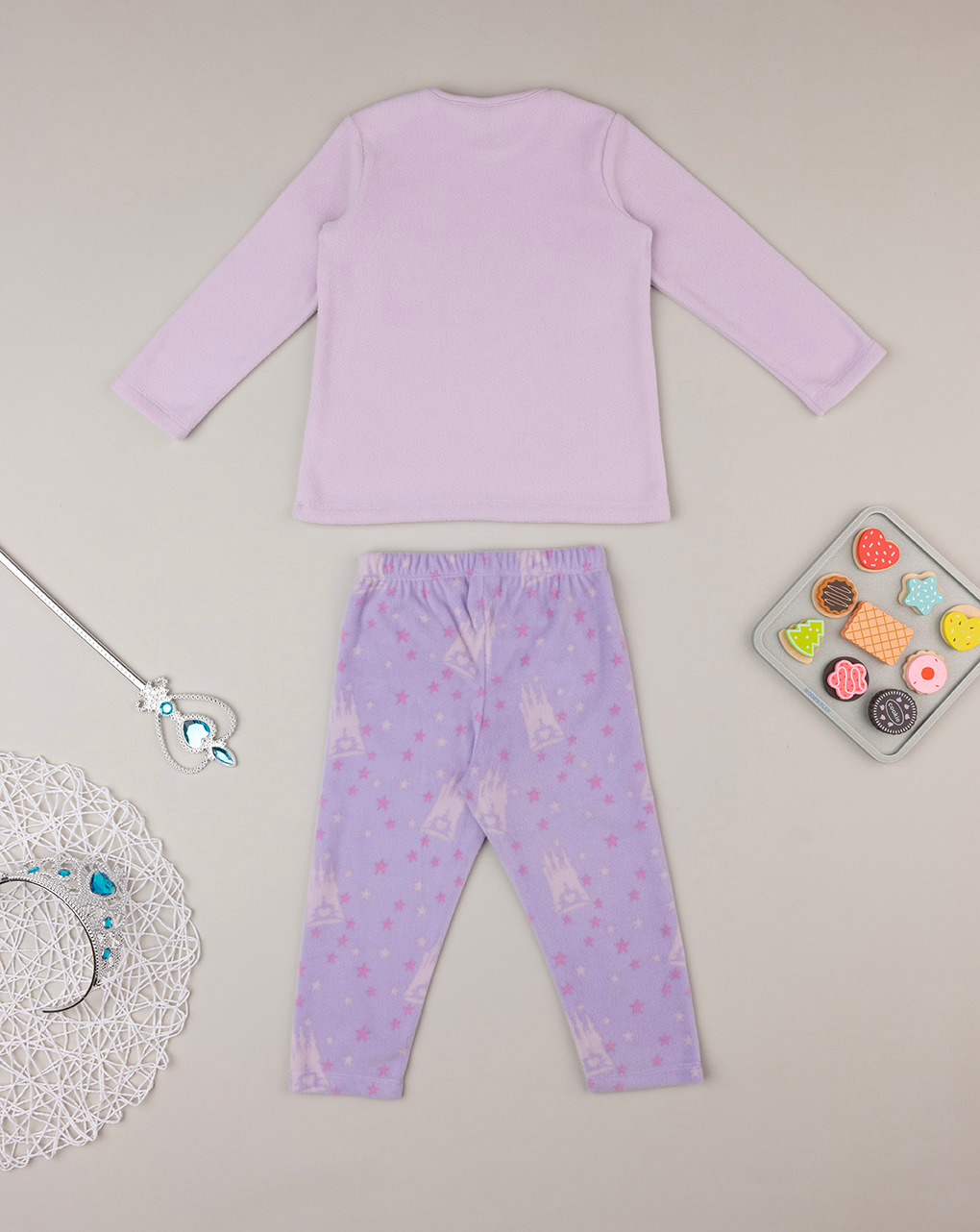 Pijama de dos piezas de forro polar para niña rabbit - Prénatal Store  Online