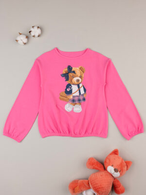 Camiseta niña rosa "teddy" - Prénatal