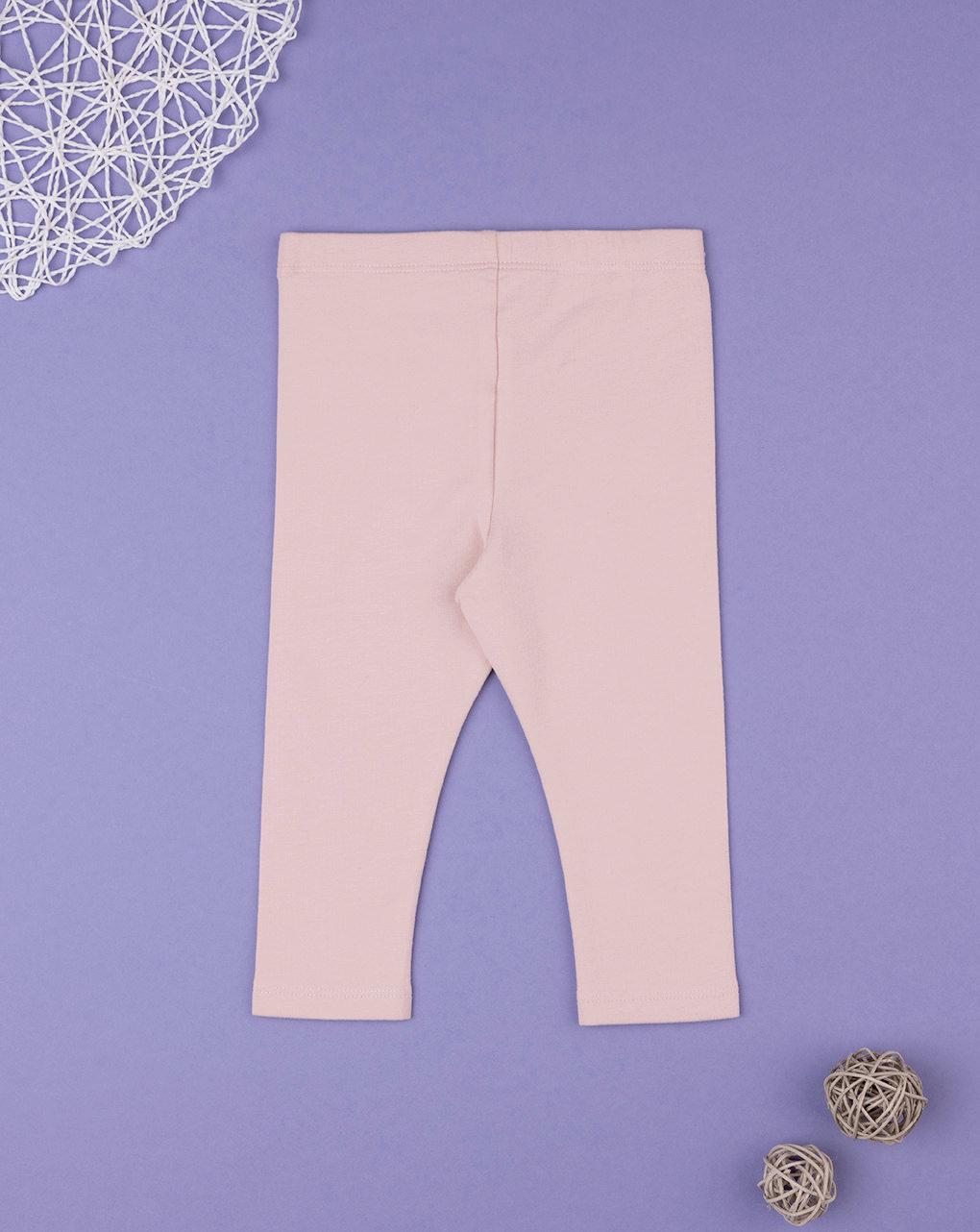 Legging de felpa rosa para bebé niña - Prénatal