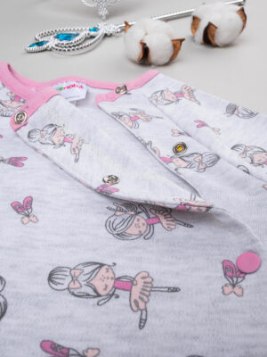 Pijama rosa para bebé niña "bailarinas - Prénatal