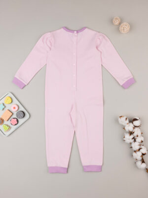 Pijama rosa y lila para bebé niña - Prénatal