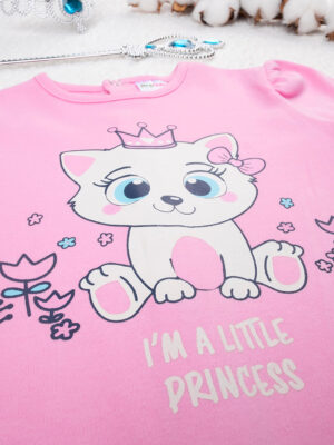 Pijama "gatito" rosa para bebé niña - Prénatal