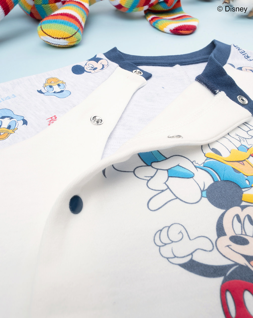 Pijama para bebé "mickey mouse" algodón orgánico - Prénatal