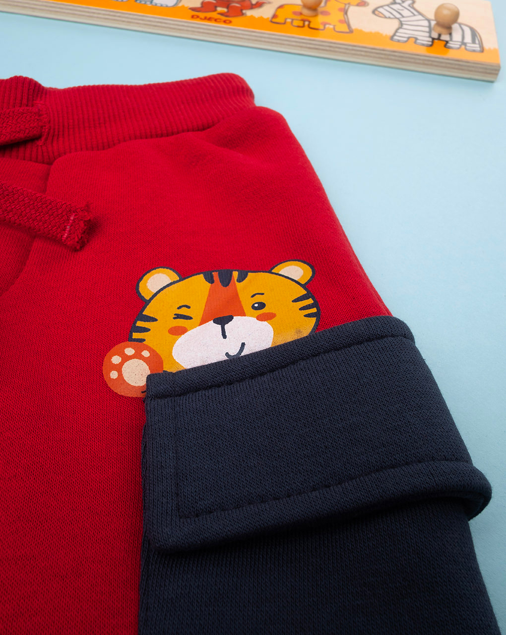 Pantalón polar rojo para bebé - Prénatal