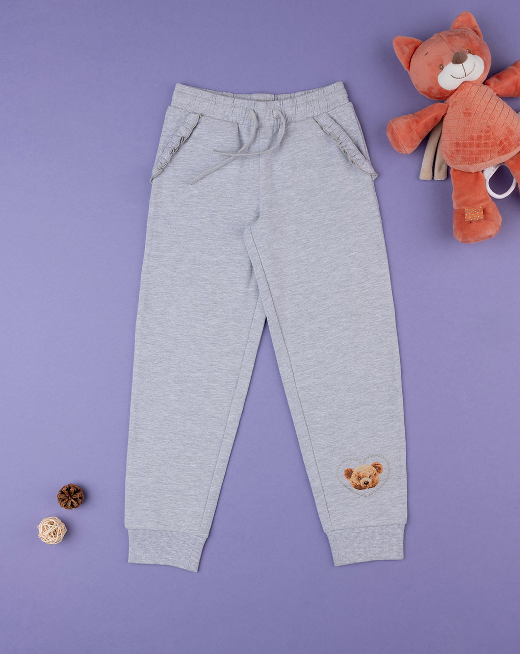 Pantalón polar niña gris - Prénatal
