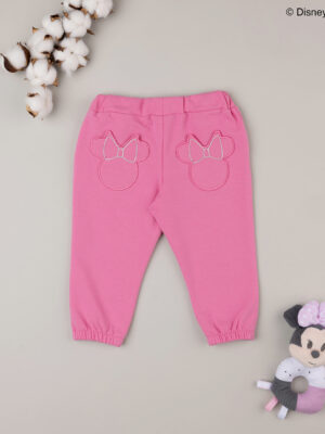 Pantalón de chándal rosa "minnie" de niña - Prénatal